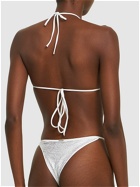 DSQUARED2 Icon Embellished Lycra Bikini Top