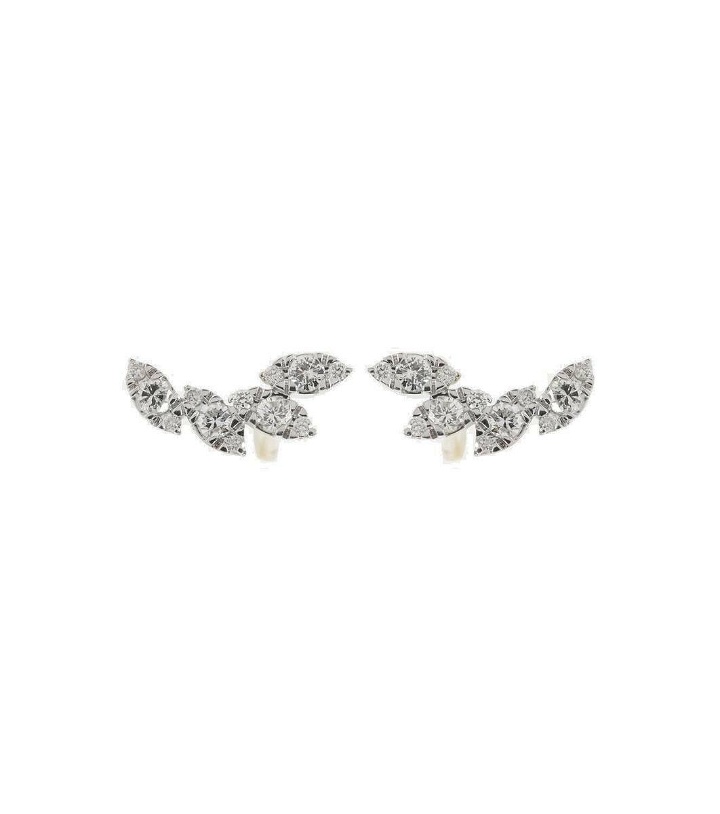 Photo: Stone and Strand Muse Tiara 10kt gold earrings with diamonds