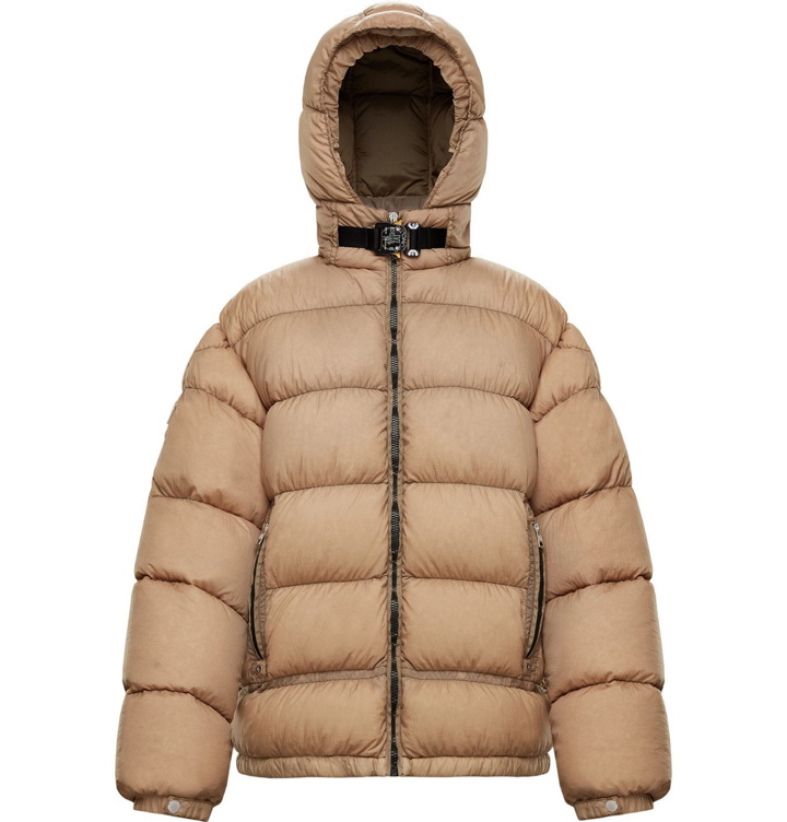 Photo: Moncler Genius - 6 Moncler 1017 ALYX 9SM Quilted Nylon Hooded Down Jacket - Neutrals