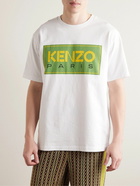 KENZO - Logo-Print Cotton-Jersey T-Shirt - White