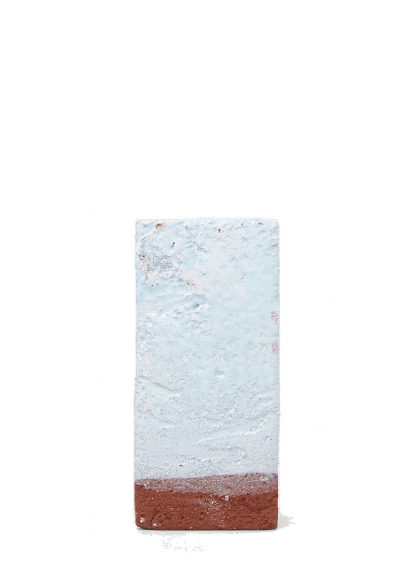 Photo: Brick Candle Holder in Light Blue