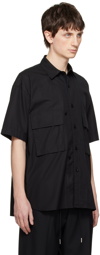 sacai Black Buttoned Shirt