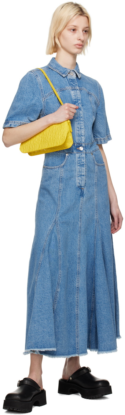 msgm denim dress Denim Abito Dress