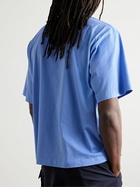 Marni - Logo-Print Cotton-Jersey T-Shirt - Blue