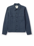 Valstar - Brixton Linen Overshirt - Blue