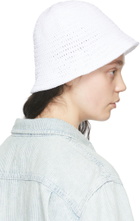 Missing You Already White Cupro Beach Hat