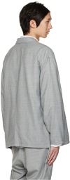 Uniform Experiment Gray Two-Button Blazer