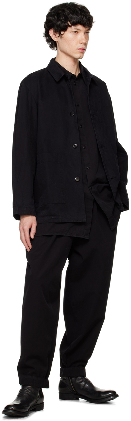 【定価10万円】Toogood THE MECHANIC JACKET Oversized Workwear Unisex Mechanic Jacket - Cotton Canvas Black