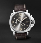 Panerai - Luminor Due GMT Automatic 45mm Stainless Steel and Alligator Watch, Ref. No. PAM00944 - Gray