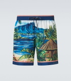 Dolce&Gabbana Printed swim trunks