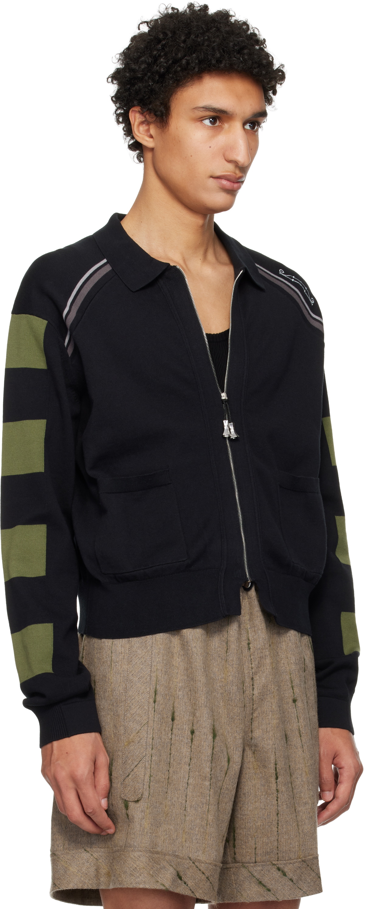 Kiko Kostadinov Black Kest Cardigan