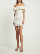 ALEXANDRE VAUTHIER - Sangallo Knit Ruffle Mini Dress