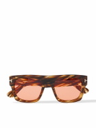 TOM FORD - Fausto Square-Frame Tortoiseshell Acetate Sunglasses