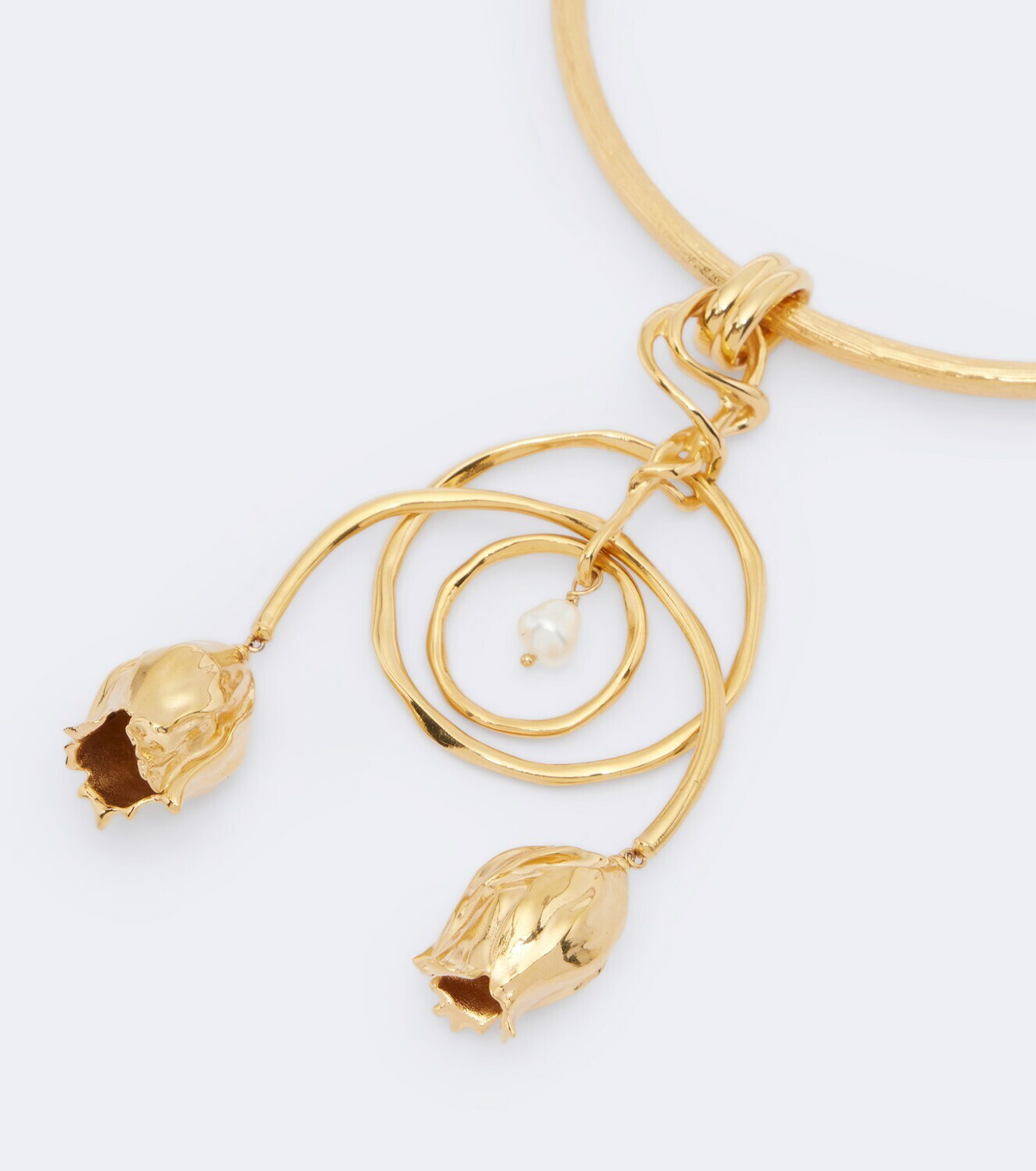 Chloé Gold-plated pearl necklace