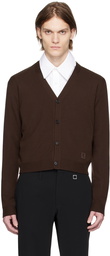 Wooyoungmi Brown Cropped Cardigan