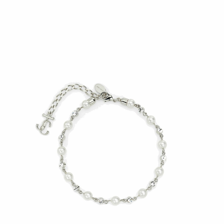 Photo: Jimmy Choo Pearl Crystal Anklet Bracelet