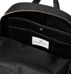Bennett Winch - Leather-Trimmed Cotton-Canvas Backpack - Black