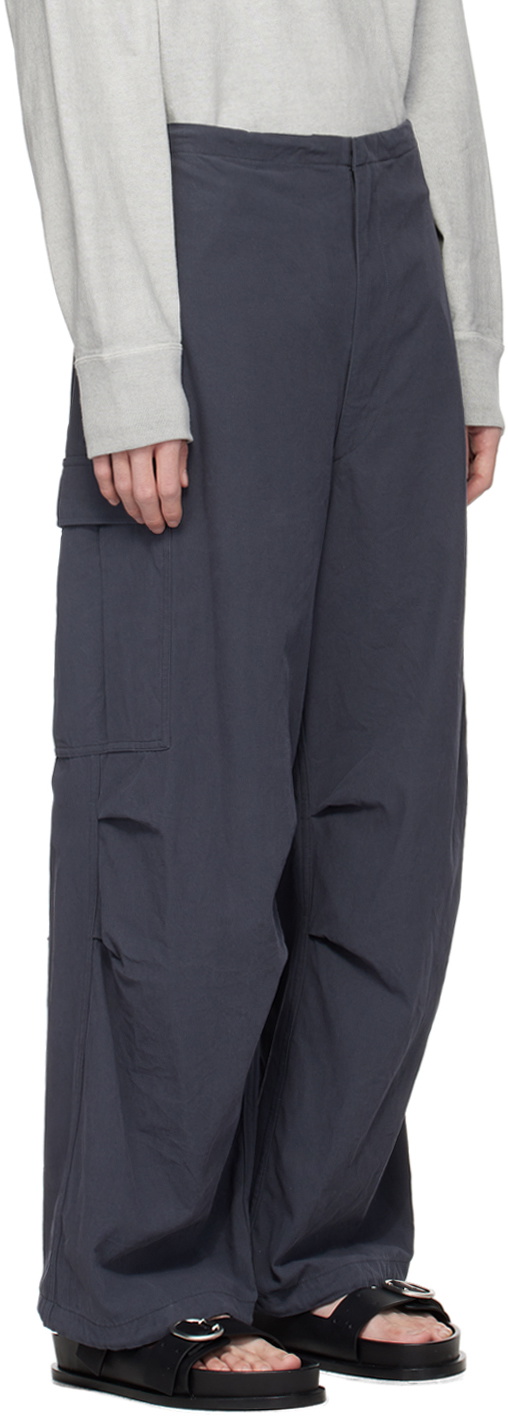 YLÈVE Gray Drawstring Cargo Pants