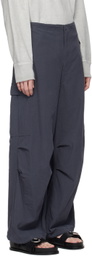YLÈVE Gray Drawstring Cargo Pants