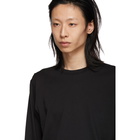 Comme des Garcons Shirt Black Logo Long Sleeve T-Shirt