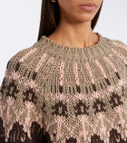 Altuzarra Marty Fair Isle cotton sweater