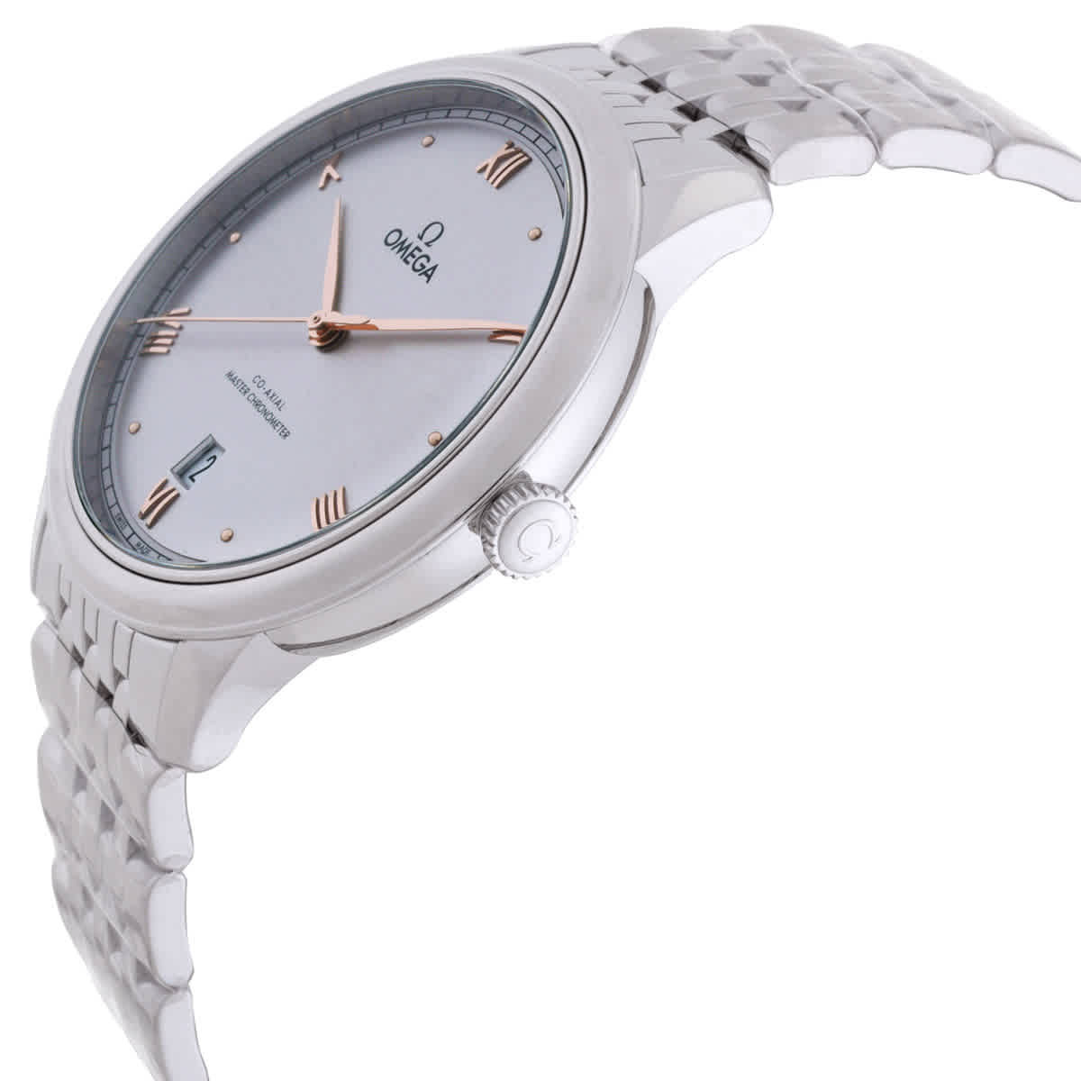 Omega De Ville Automatic Chronometer Grey Dial Mens Watch 434.10.40.20.06.001