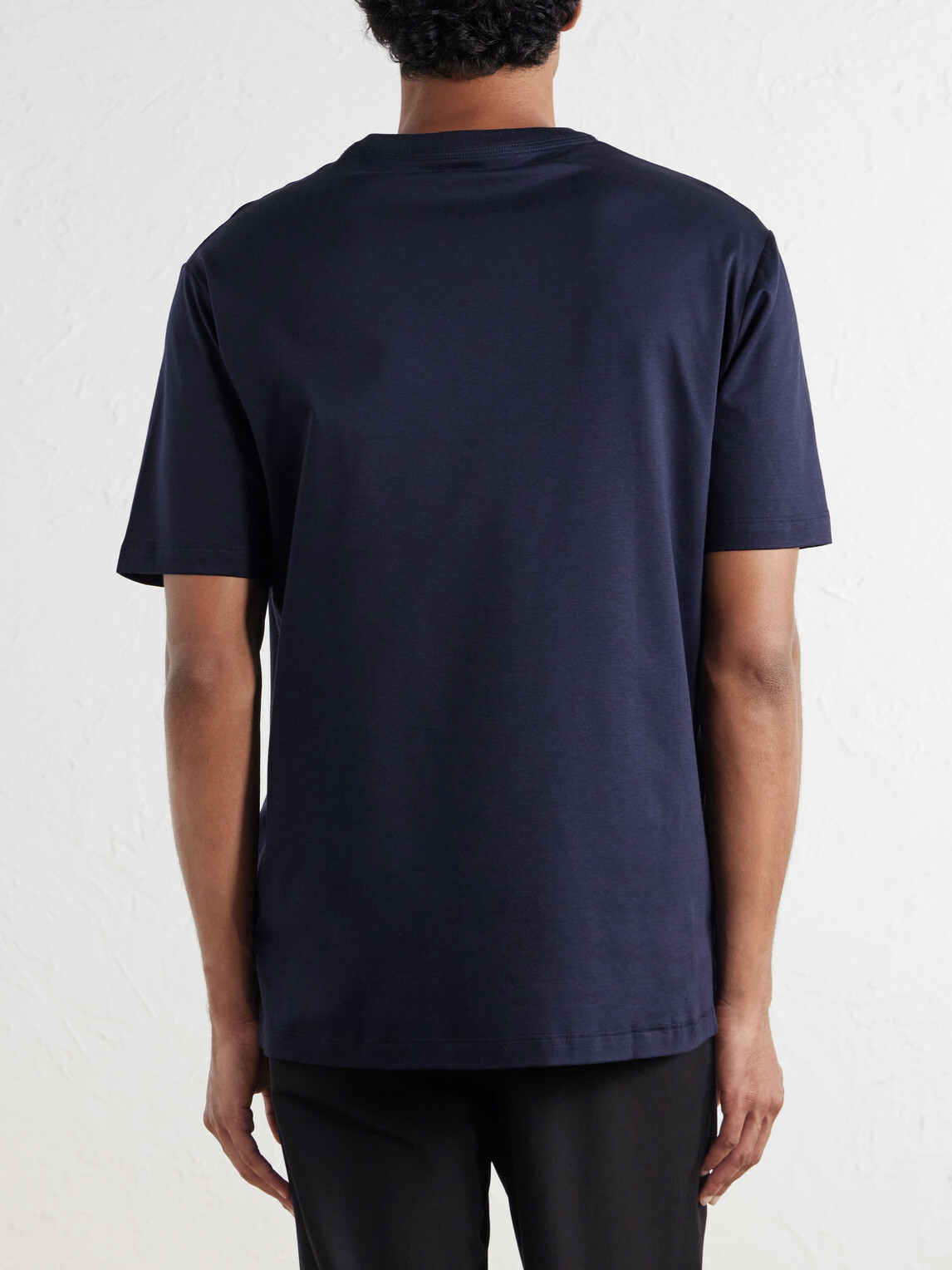 Kiton - Cotton-Jersey T-Shirt - Blue