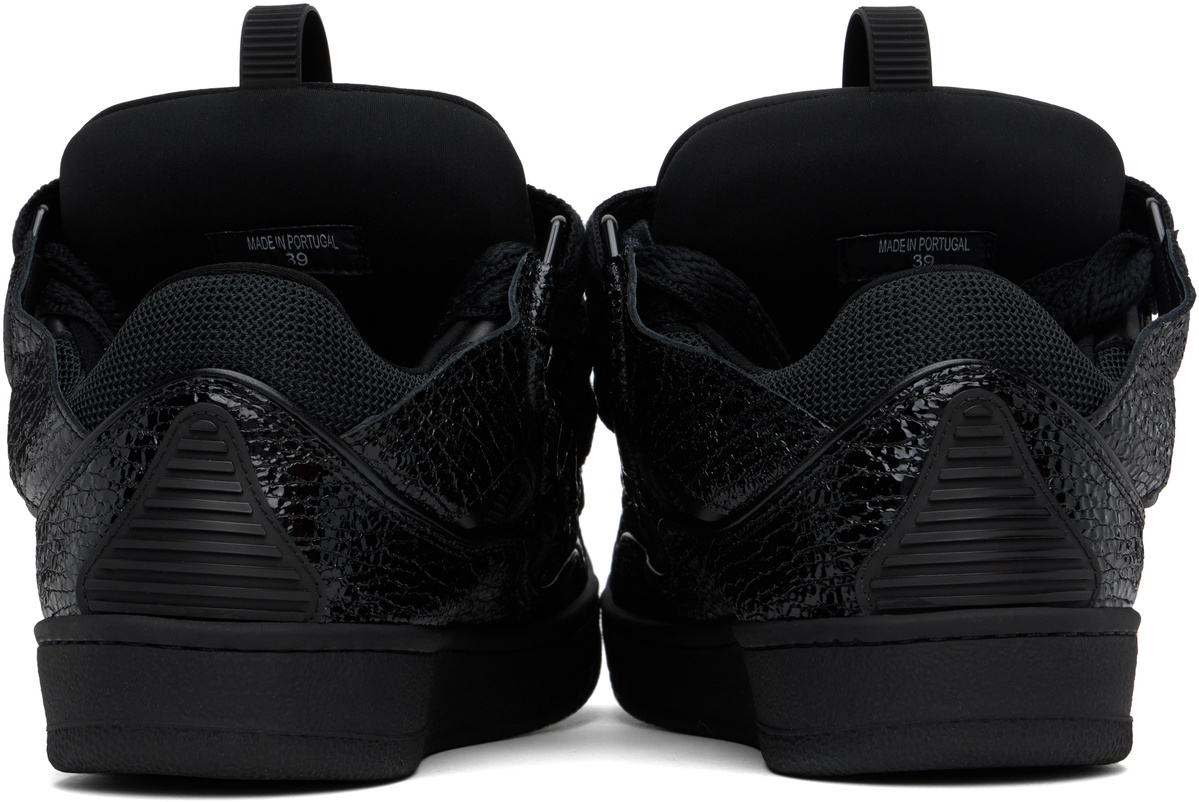 Lanvin Black Curb Sneakers Lanvin