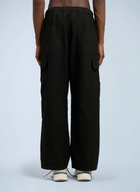 Palm Angels Curved Logo Loose Cargo Pants