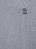 BRUNELLO CUCINELLI - Logo Cotton T-shirt