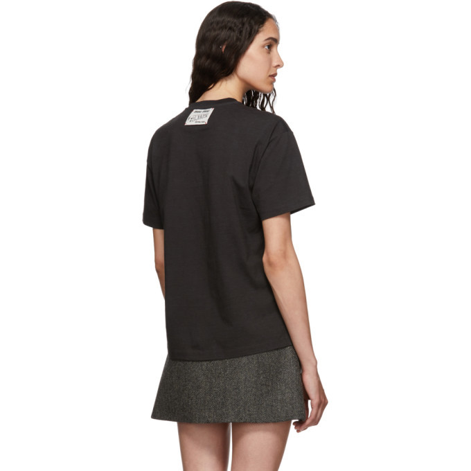 Miu Miu Black Eri Wakiyama Edition Miu Miu Fantasy T-Shirt Miu Miu