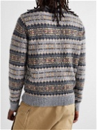 Alex Mill - Fair Isle Knitted Sweater - Gray