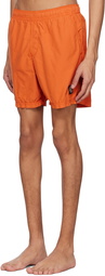 Stone Island Orange Patch Swim Shorts