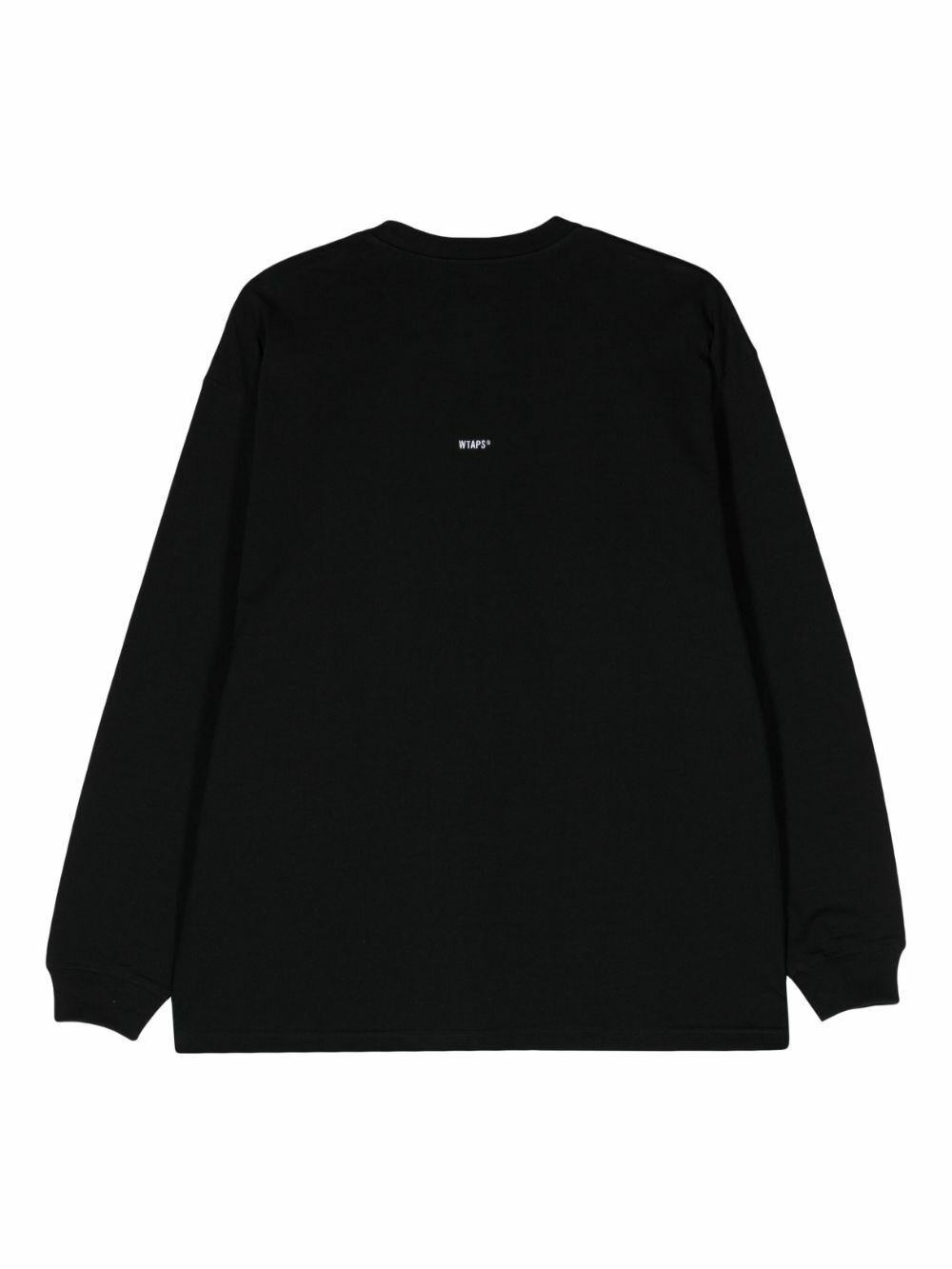 WTAPS Black Logo-Applique Cotton Sweatshirt WTAPS