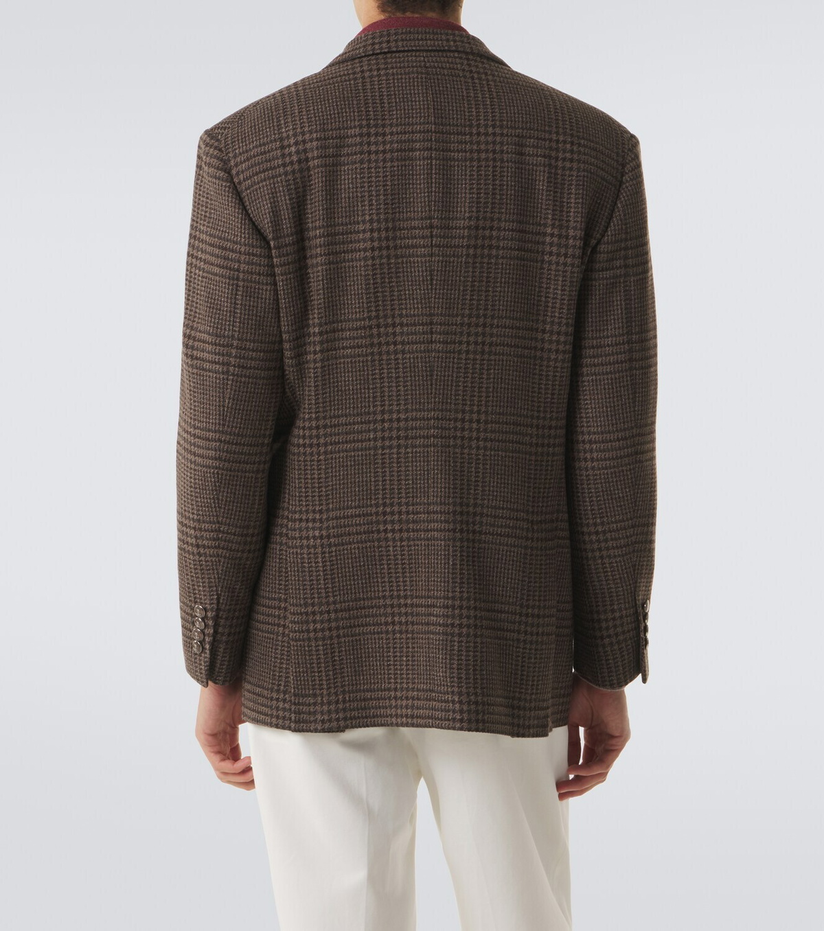 Brunello Cucinelli Checked cashmere blazer