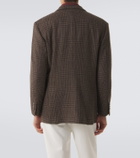 Brunello Cucinelli Checked cashmere blazer