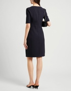 Peserico Womens Midi dress Midnight in Blue