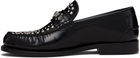 Versace Black Medusa '95 Embellished Loafers