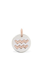 DODO - 9kt Rose Gold & Silver Aquarius Charm
