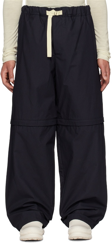 Photo: Jil Sander Navy Belted Trousers