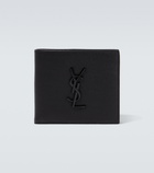 Saint Laurent - Cassandre East/West folded leather wallet