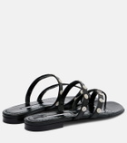 Manolo Blahnik Irafli embellished leather thong sandals