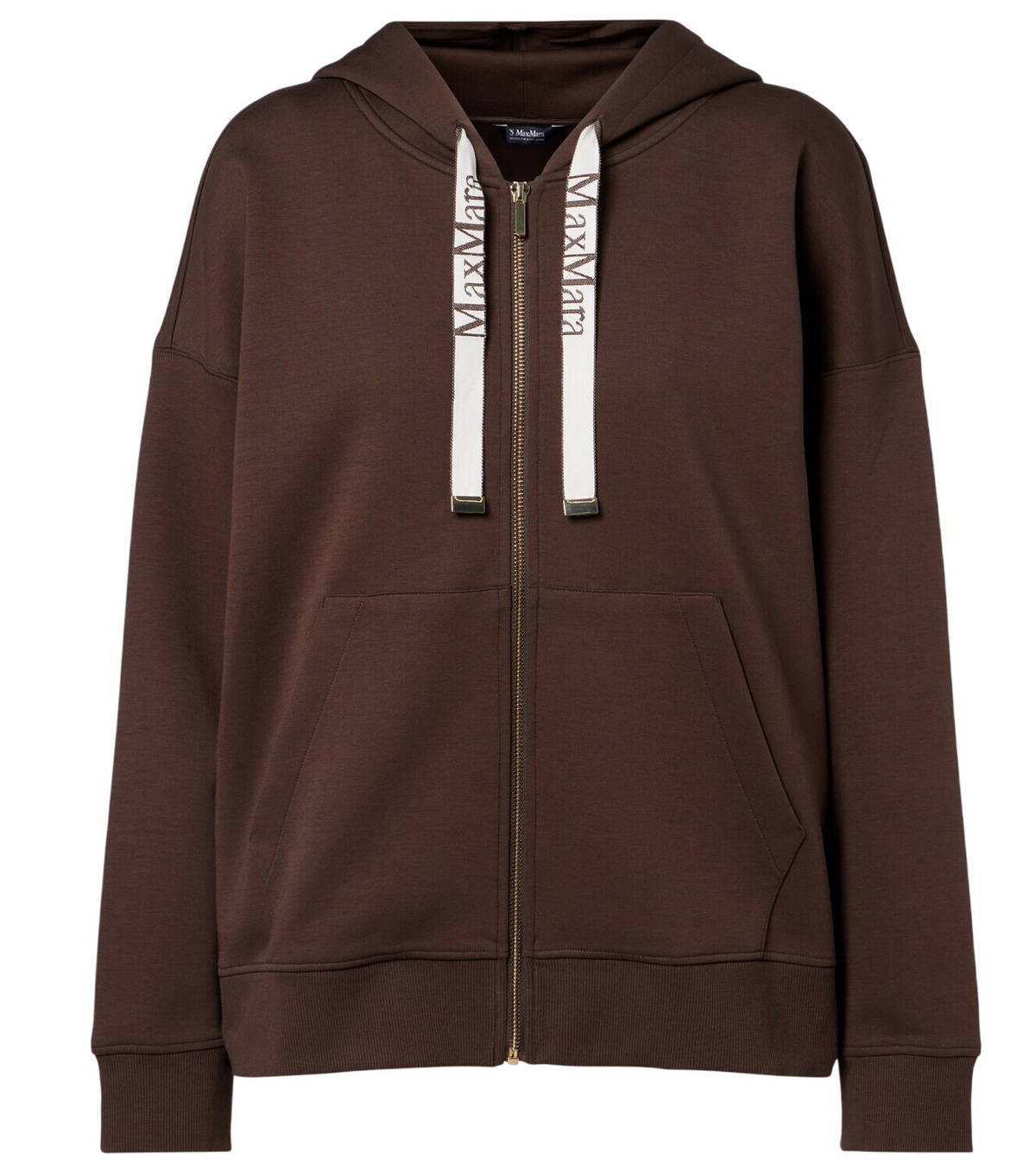 S MAX MARA Doria Scuba Jersey Zip Hoodie S Max Mara