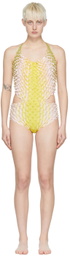Chet Lo SSENSE Exclusive Multicolor Sunrise One-Piece Swimsuit