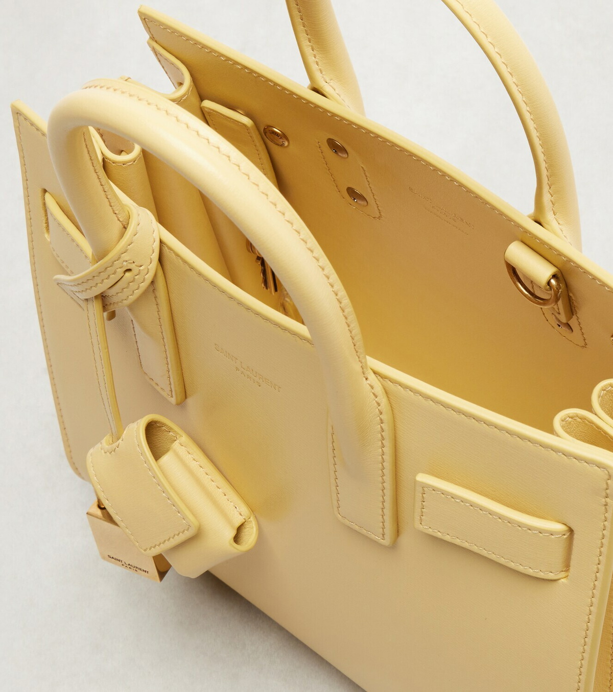 Saint Laurent Sac De Jour Nano leather top-handle bag