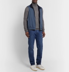 Loro Piana - Reversible Storm System Shell and Super Wish Virgin Wool Gilet - Blue