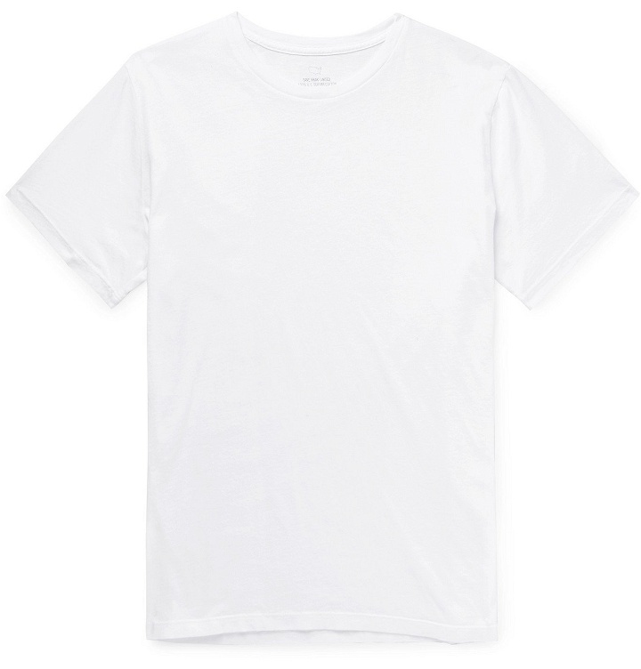 Photo: Save Khaki United - Supima Cotton-Jersey T-Shirt - White