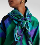 Pucci Printed silk twill scarf