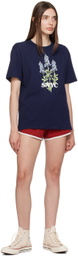 Saturdays NYC Navy 'Blue Bonnets' T-Shirt