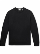 Håndværk - Flex Stretch Organic Cotton-Jersey Sweatshirt - Black